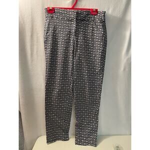 Zac & Rachel dress slacks pattern design‎ size 8 blue